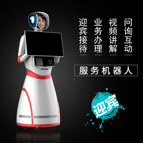 玻璃鋼迎賓接待機器人外殼HY-08